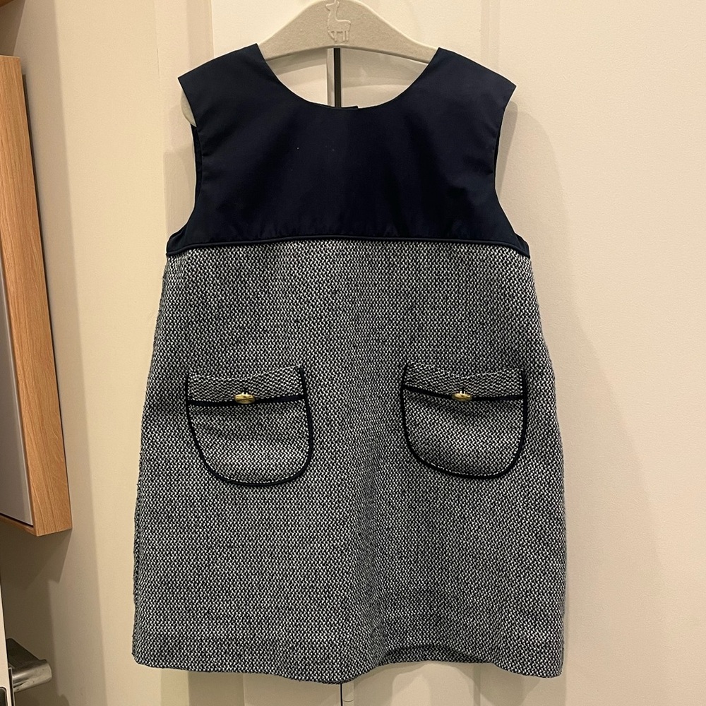 TBBC Jill Jumper in Nantucket Navy Tweed